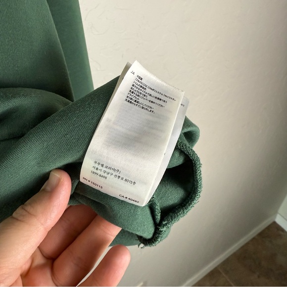 Varley Davidson Sweat Half Zip Sweatshirt M Cila Green VAR01080 - Picture 14 of 15